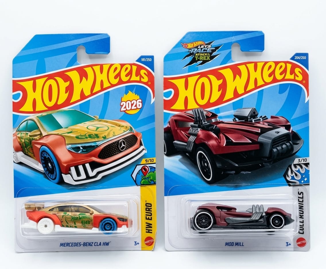 Hot Wheels  Mercedes-Benz -CLA HW And Mod Mill