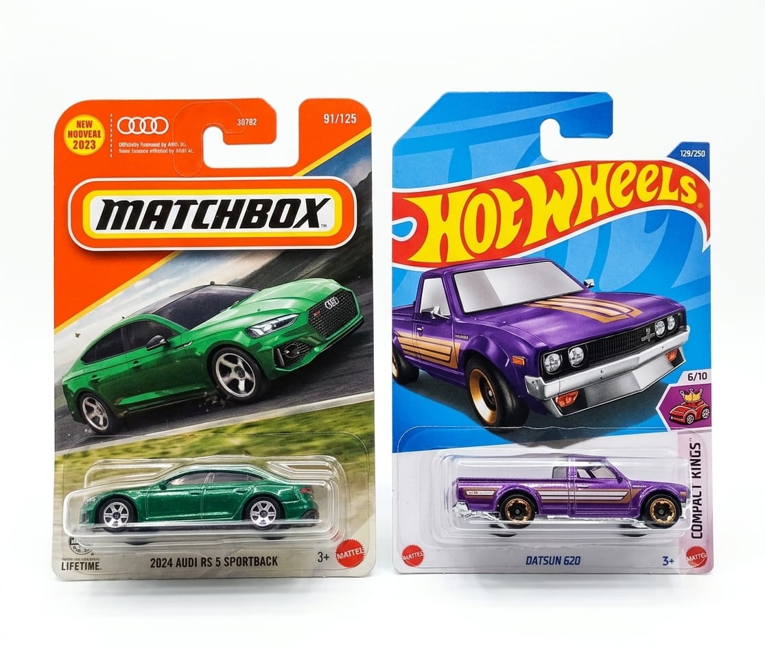 Matchbox 2024 Audi RS 5 Sportback And HW Datsun 620