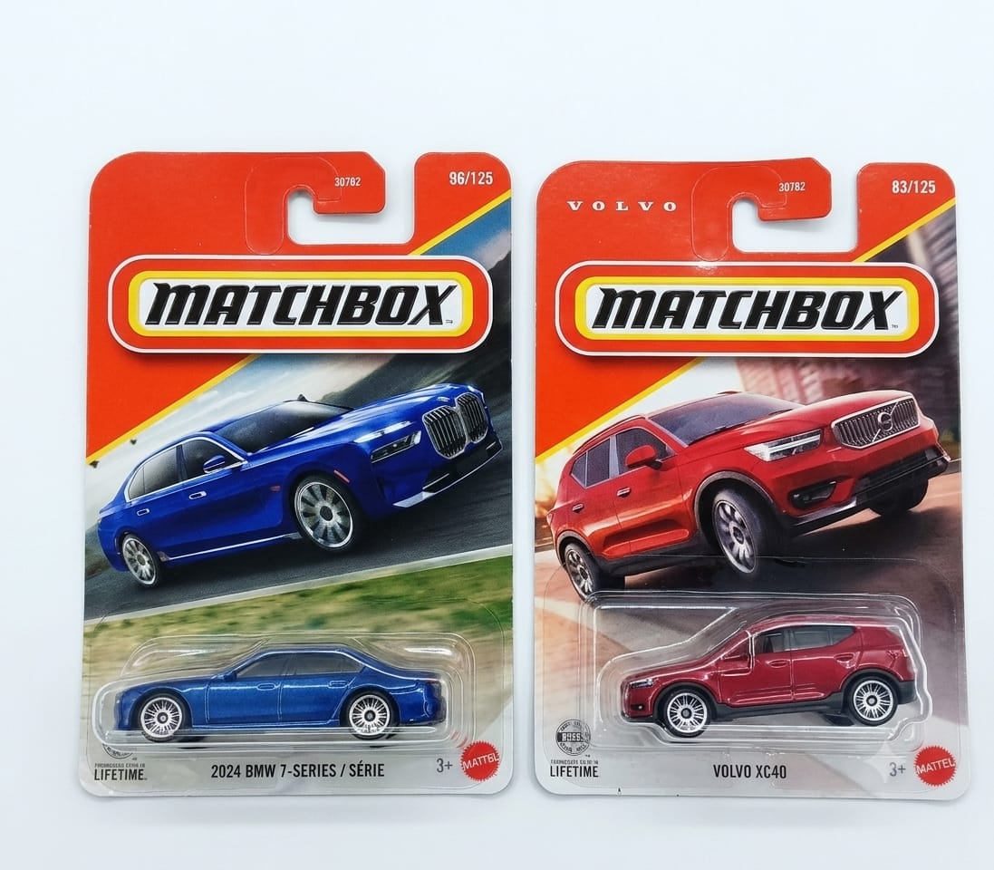 Matchbox 2024 BMW 7-Series / Serie And Volvo XC40