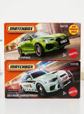 Matchbox 2024 Audi RS3 Sportback and 2023 Dodge Charger Persuit