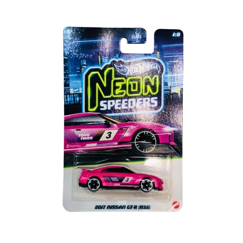 Hot Wheels Neon Speeders 2017 Nissan GT-R (R35)