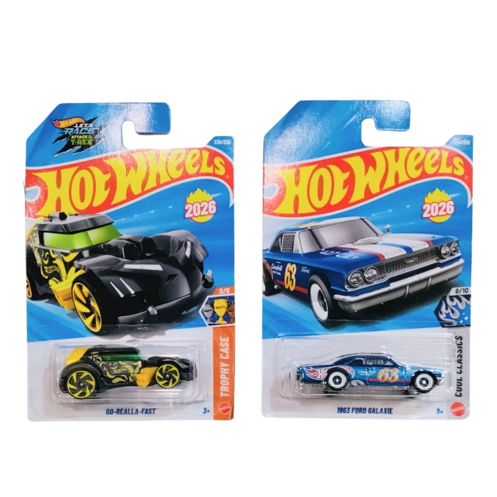 Hot Wheels Go-Realla-Fast And 1963 Ford Galaxie