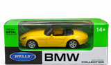 Welly 1:64 BMW Z8 diecast model car in Yellow - Toy Marche