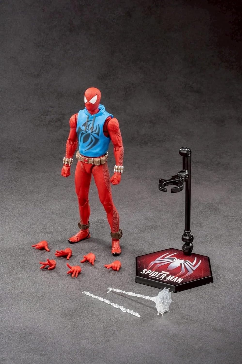 ZD Toys Marvel Studios SpiderMan Scarlet Spider Suit 1:10 Scale