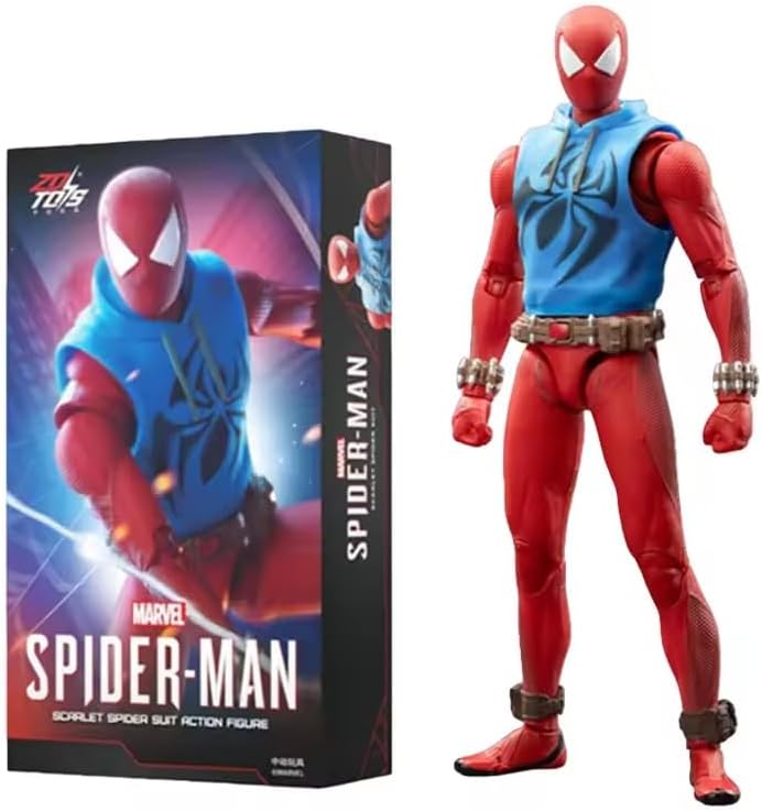 ZD Toys Marvel Spider-Man Scarlet Spider Suit 1:10 Scale