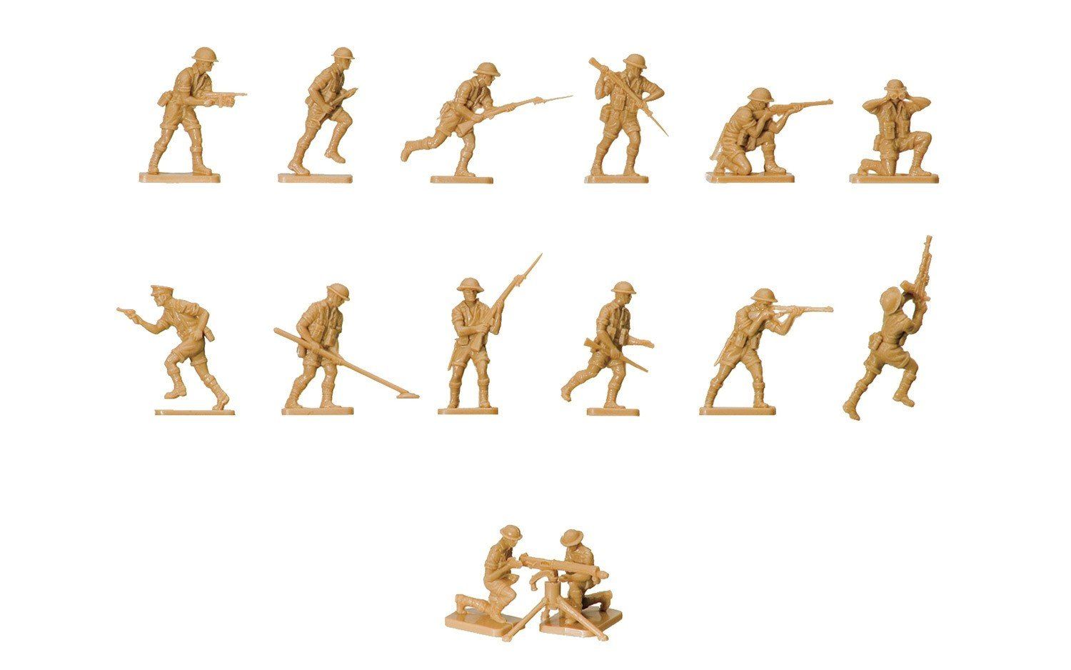 Airfix WWII British 8th Army Figures 1:76 Military Soldiers