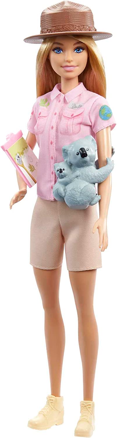 Barbie Zoologist Doll With Stethoscope, Binoculars, Clipboard & More