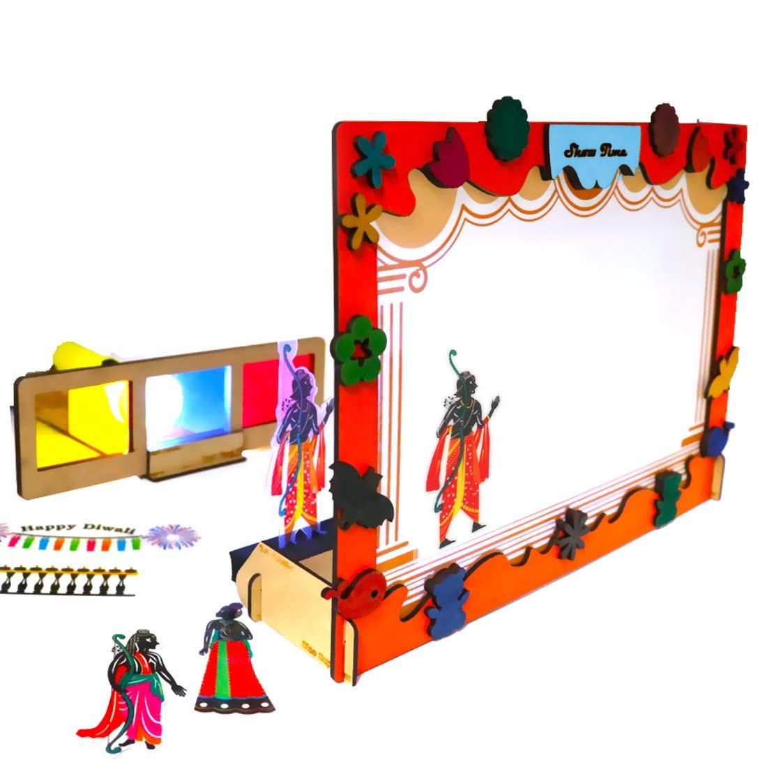 Becre8v Ramayana Shadow Art Theatre Kit