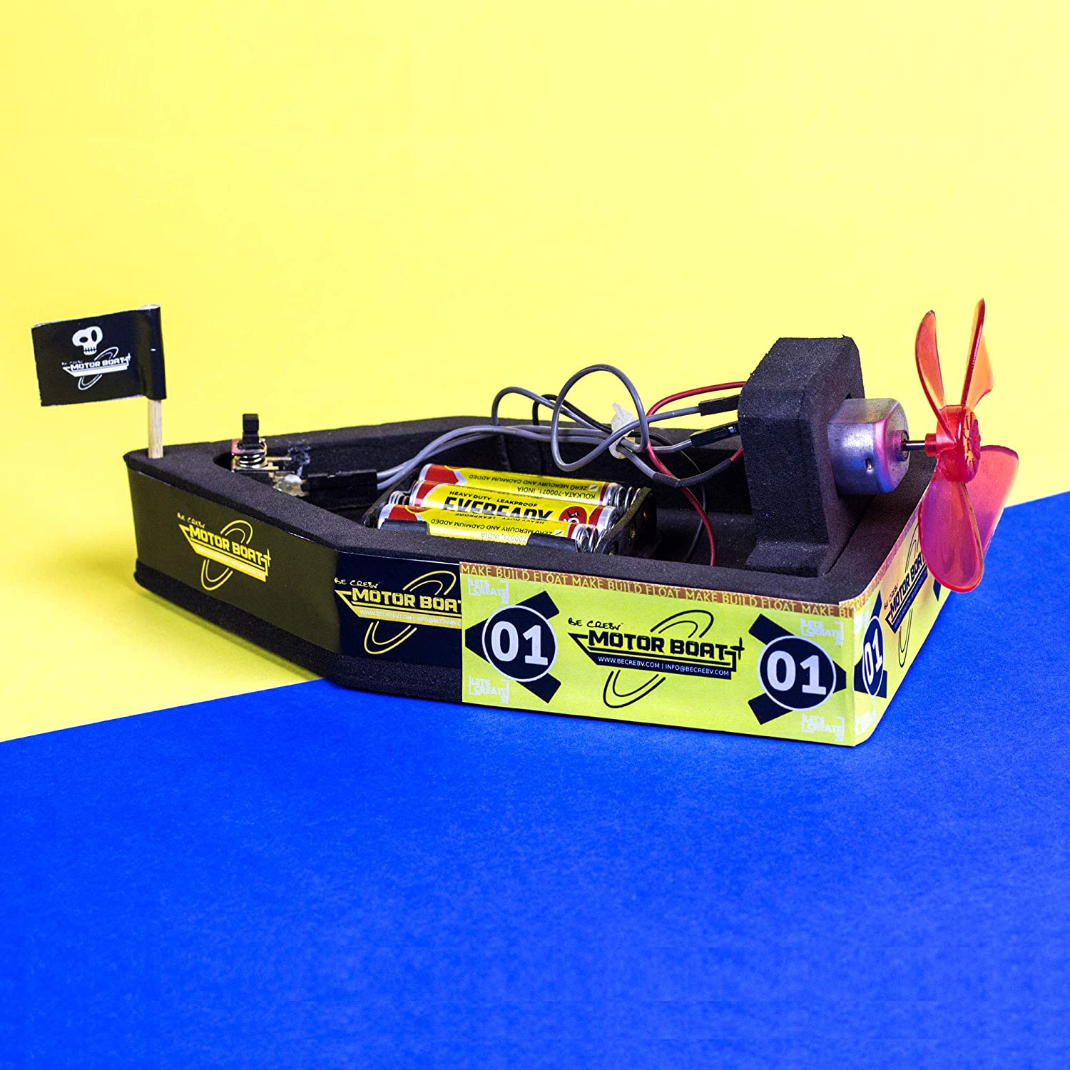 Becre8v Motor Boat DIY Kit