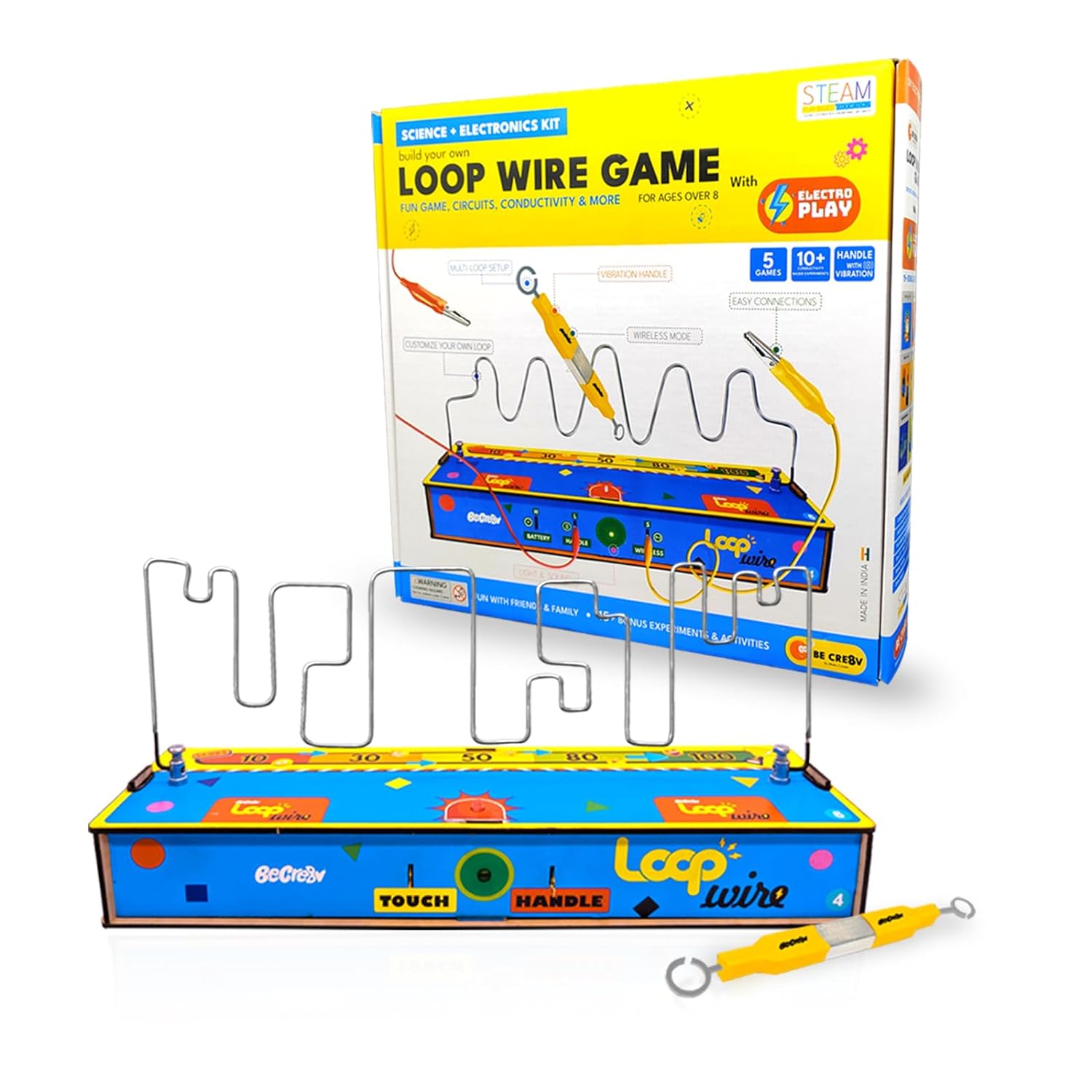 Wire Loop Game Micro Bit Simple Buy Becre8v Loop Wire Game - Science and Electronics DIY Kit – Becre8v ...