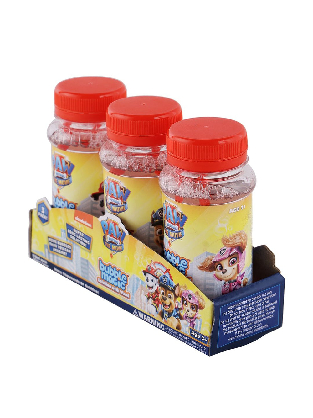 Bubble Magic 3 Pack 118 ML Solution with Wand PAW Patrol