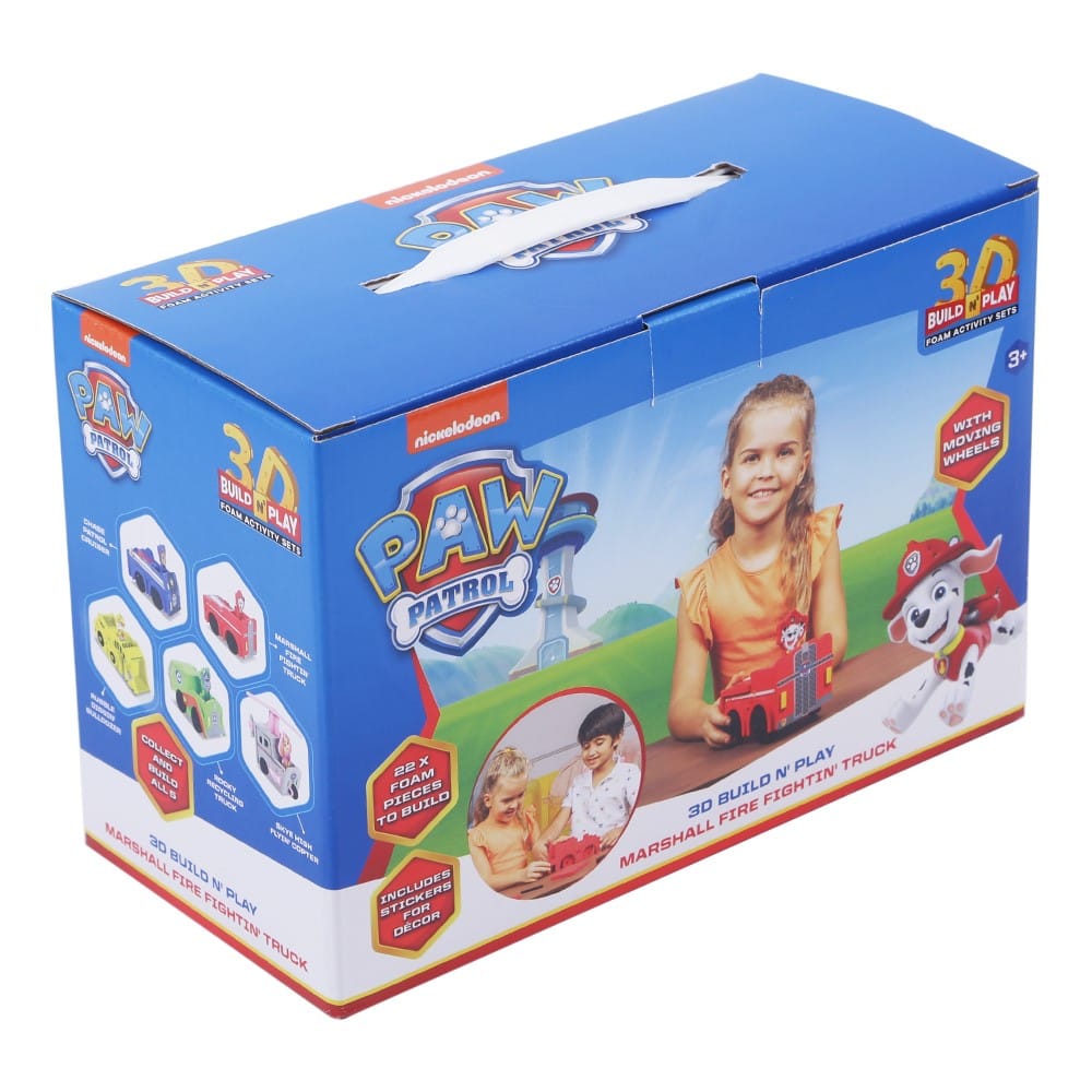 Paw Patrol 3D Build N’ Play – Marshall Fire Fightin’ Truck