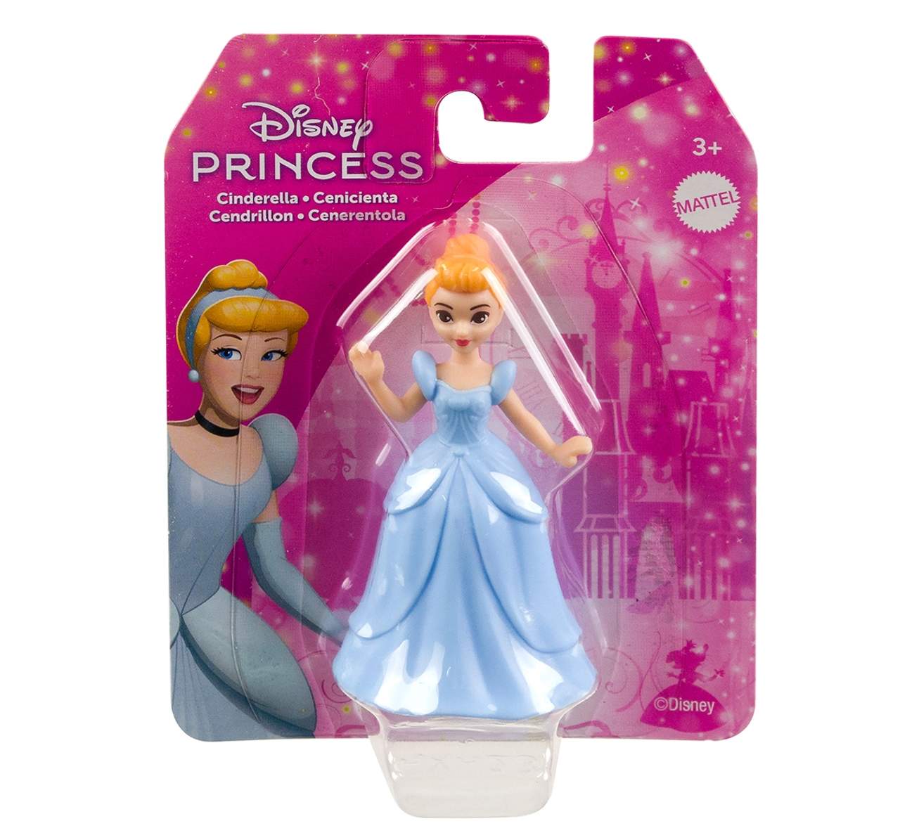Barbie Disney Princess 'Cinderella' Mini Figures Assorted, Ages 3 Multicolour