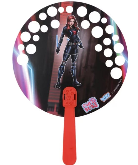 Bubble Magic Fan Bubs Marvel Avengers - Black Widow