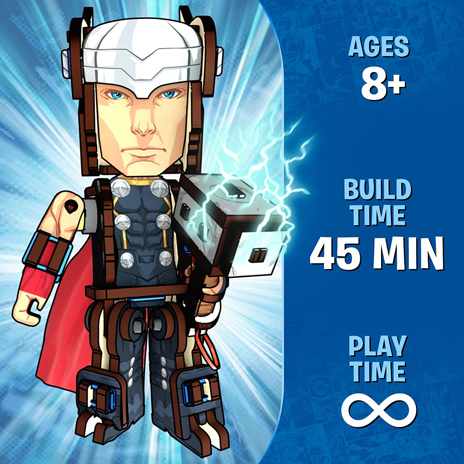 Skillmatics Buildables Marvel Thor