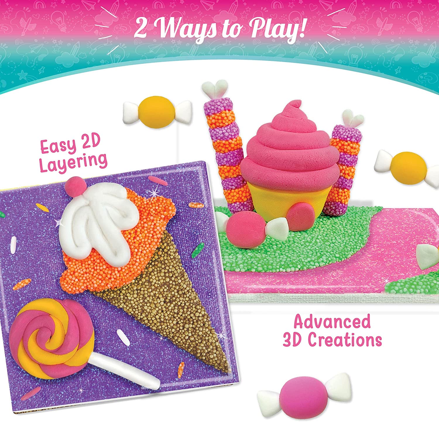 Imagimake Clay Murals Candyland