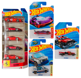 Hot Wheels Ferrari 5-Car Gift Pack And Street Shrieker And Rapid Pulse And Haulerback