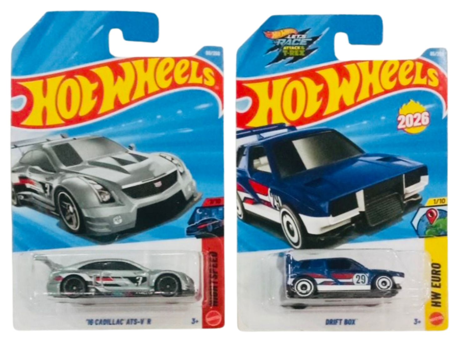 Hot Wheels '16 Cadillac ATS-V R And Drift Box