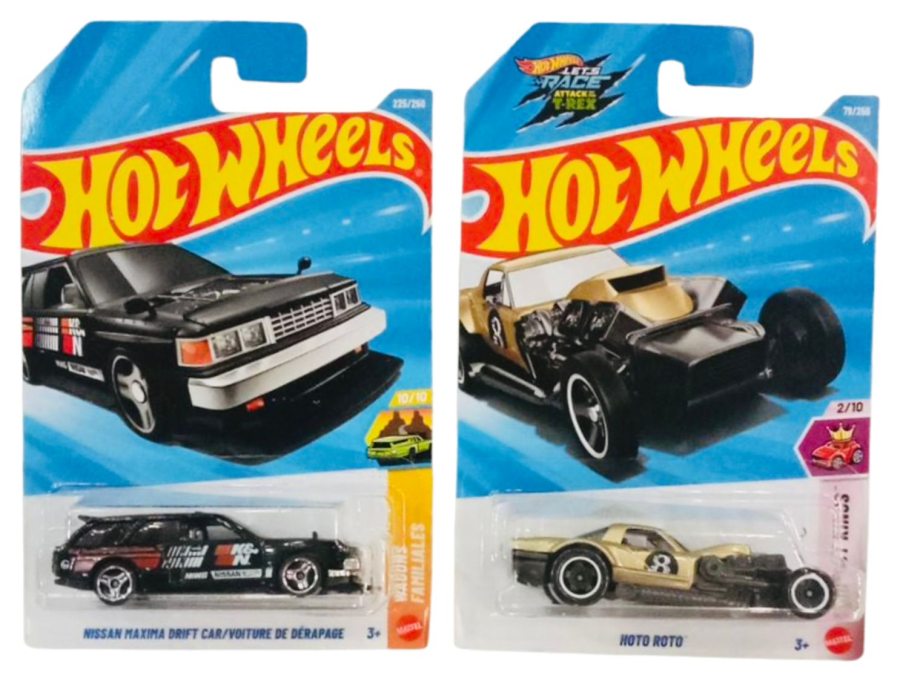 Hot Wheels Nissan Maxima Drift Car/Voiture De Dérapage And Hoto Roto
