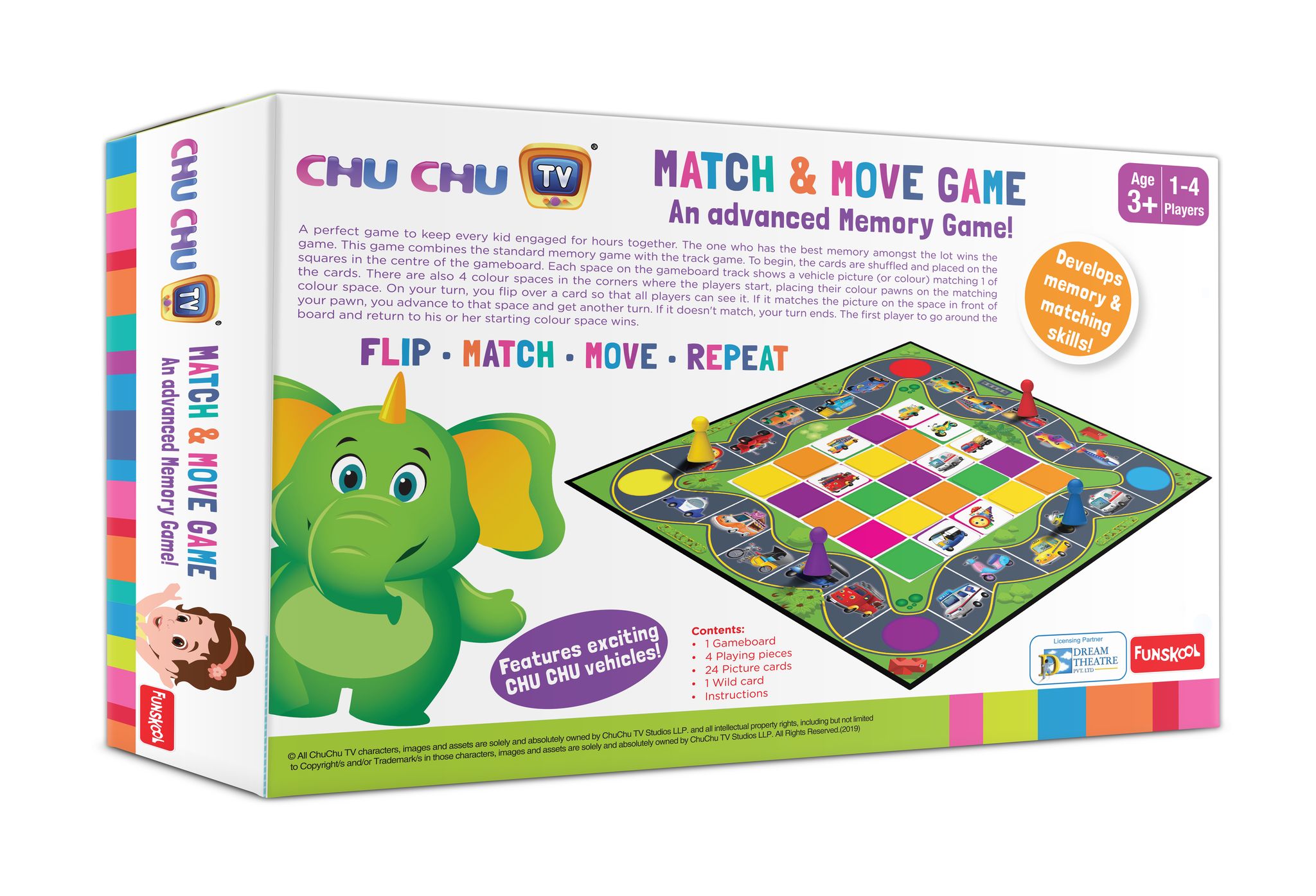 Chu Chu Tv Match And Move Memory Game