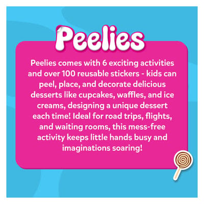 Skillmatics Peelies: Dessert Chef | Reusable Sticker Activity Book
