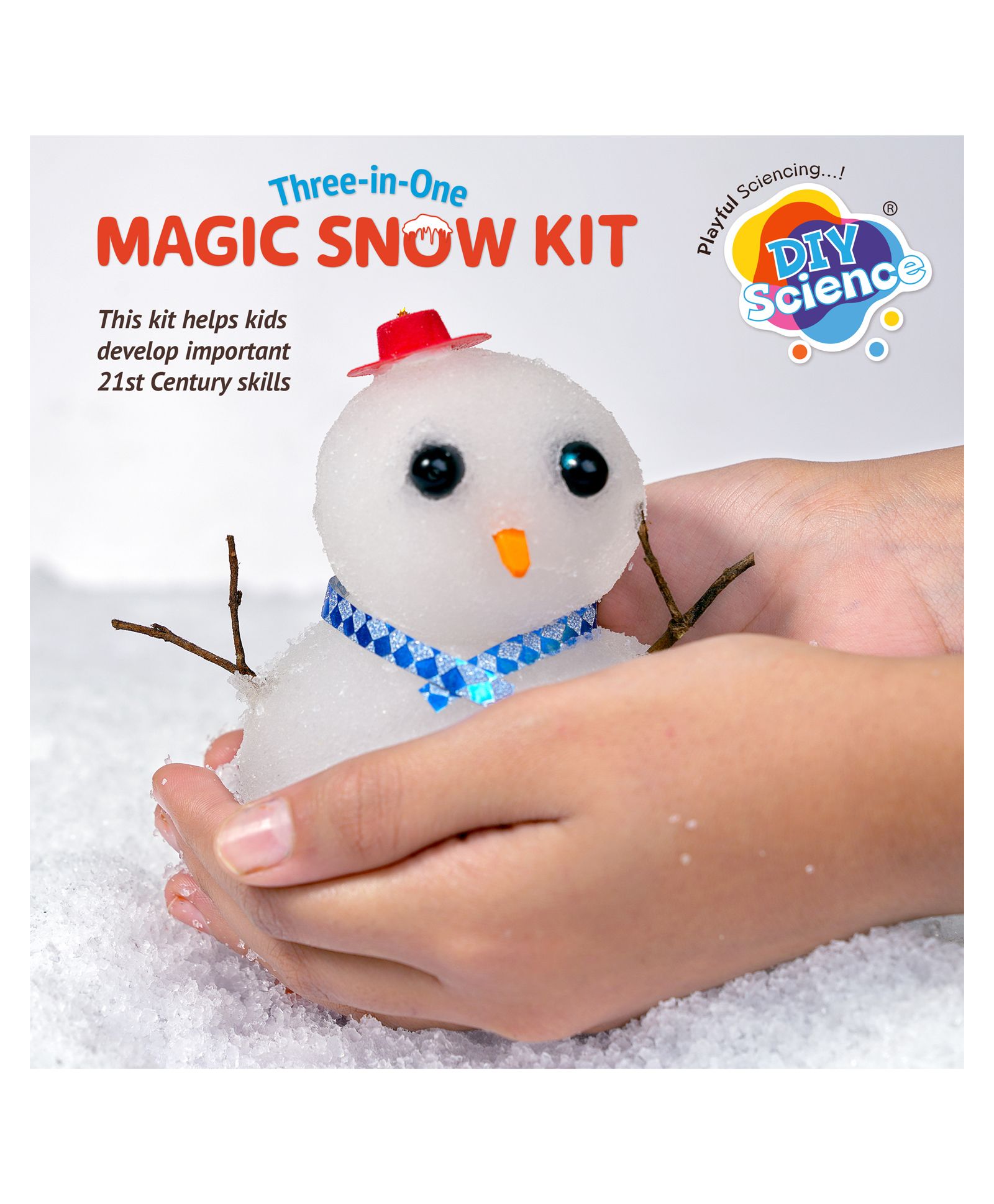 DIY Science Three-in-One Magic Snow Kit