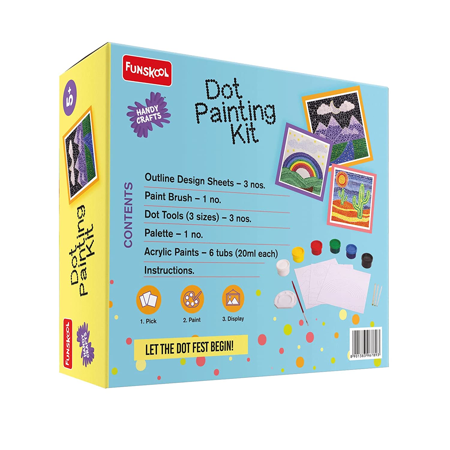 Funskool Handycrafts Dot Painting