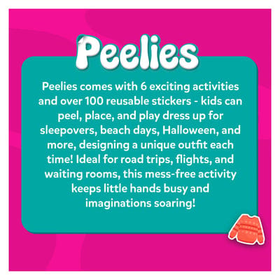 Skillmatics Peelies: Dress Up! | Reusable Sticker Activity Book