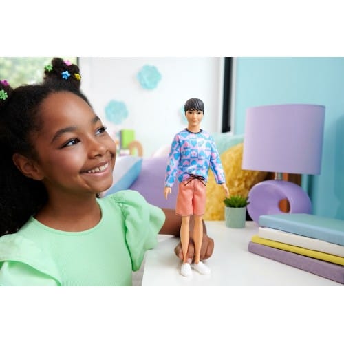 Barbie Ken Fashionista Doll 2024 - Hearts Shirt