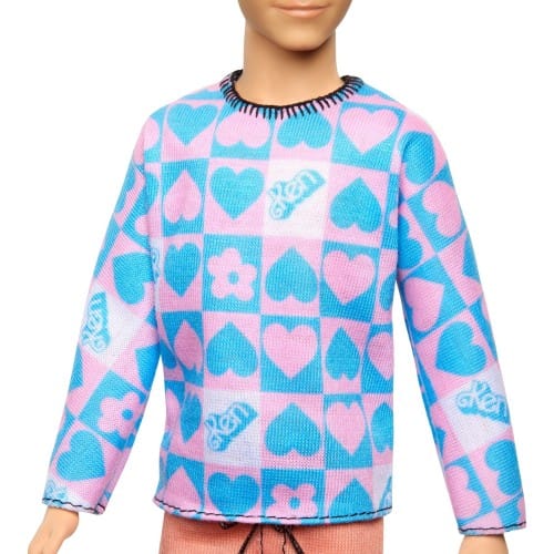 Barbie Ken Fashionista Doll 2024 - Hearts Shirt