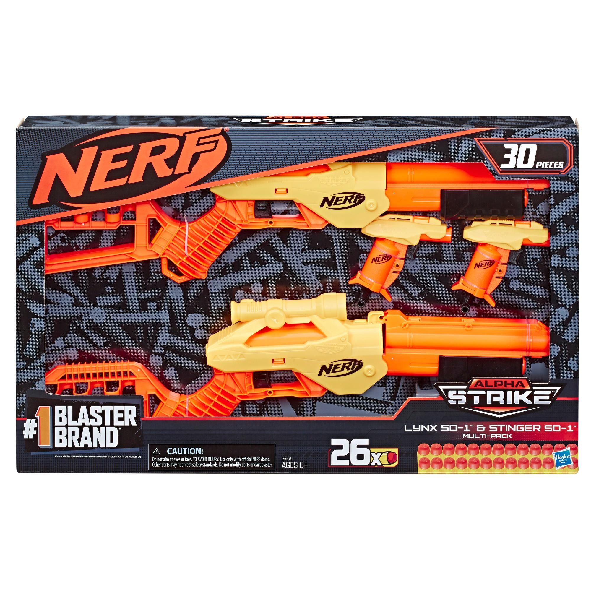 NERF Alpha Strike Lynx SD-1 And Stinger