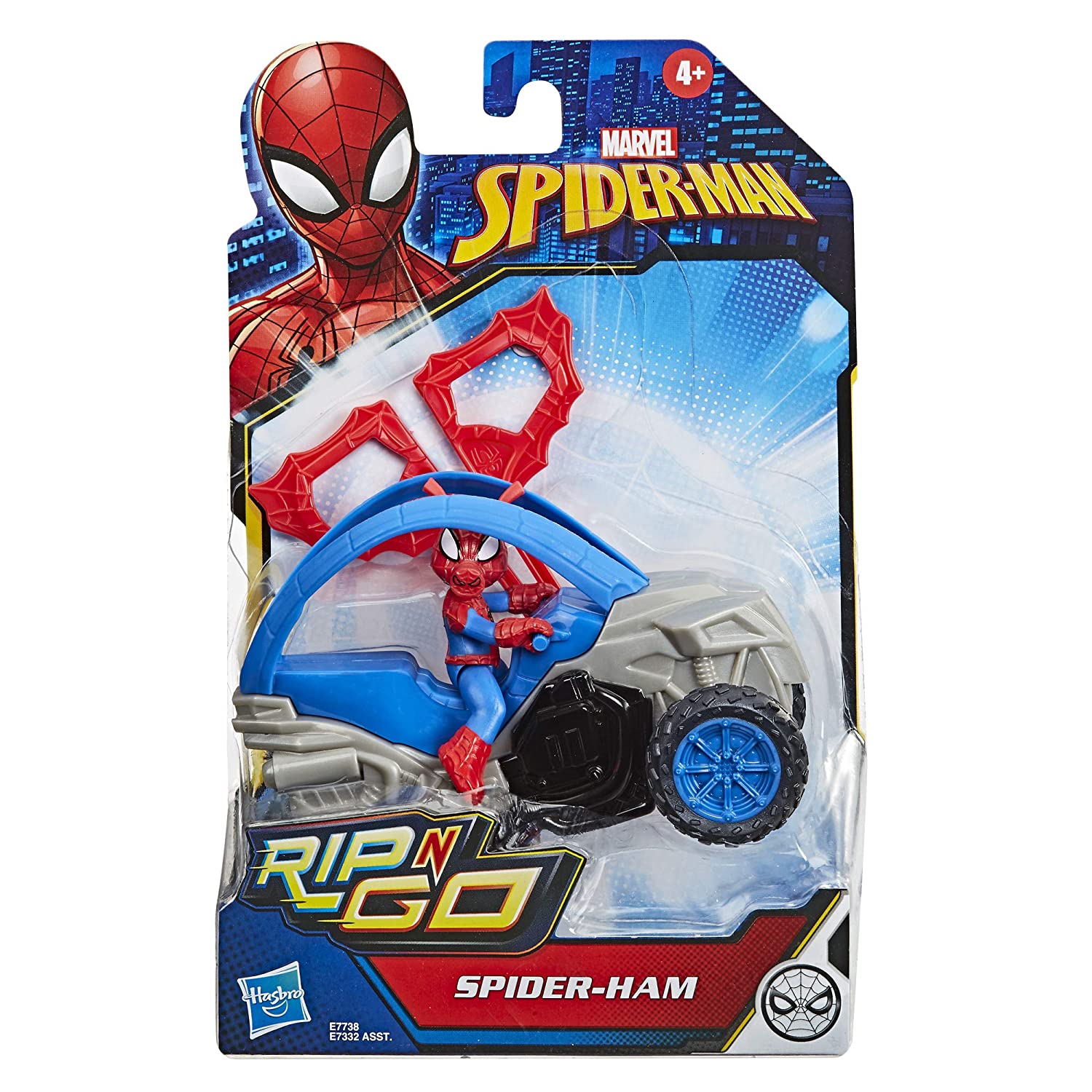 Hasbro Marvel Spider Man Spider-Ham Stunt Vehicle