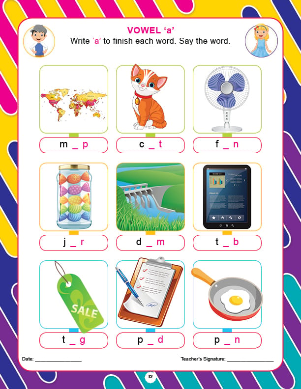 Dreamland Publications - Kindergarten English Assignment