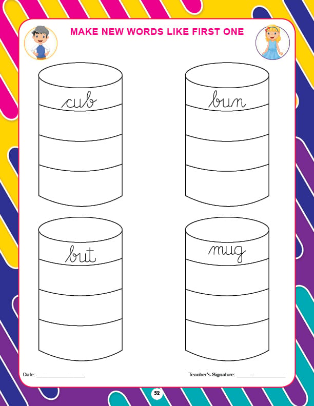 Dreamland Publications - Kindergarten English Assignment