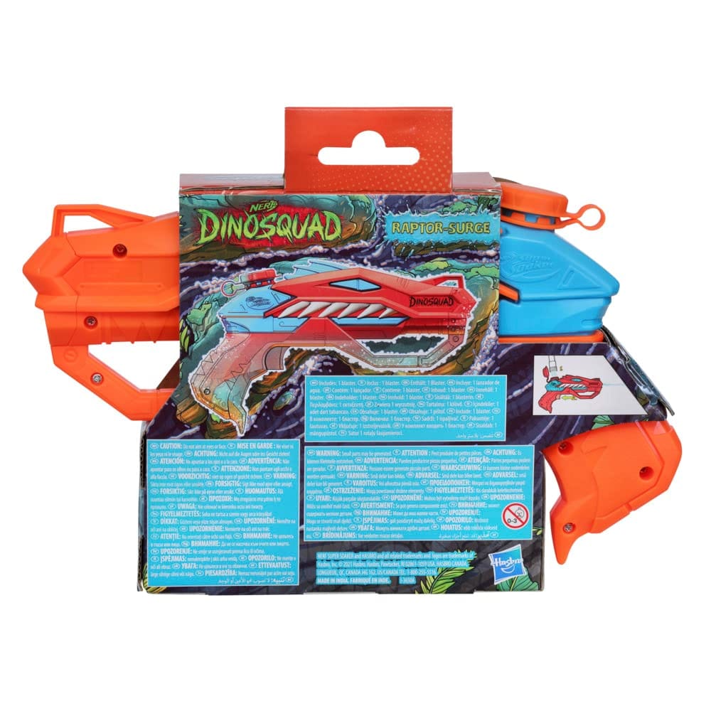 Hasbro Nerf Super Soaker Dinosquad Raptor-Surge Water Blaster