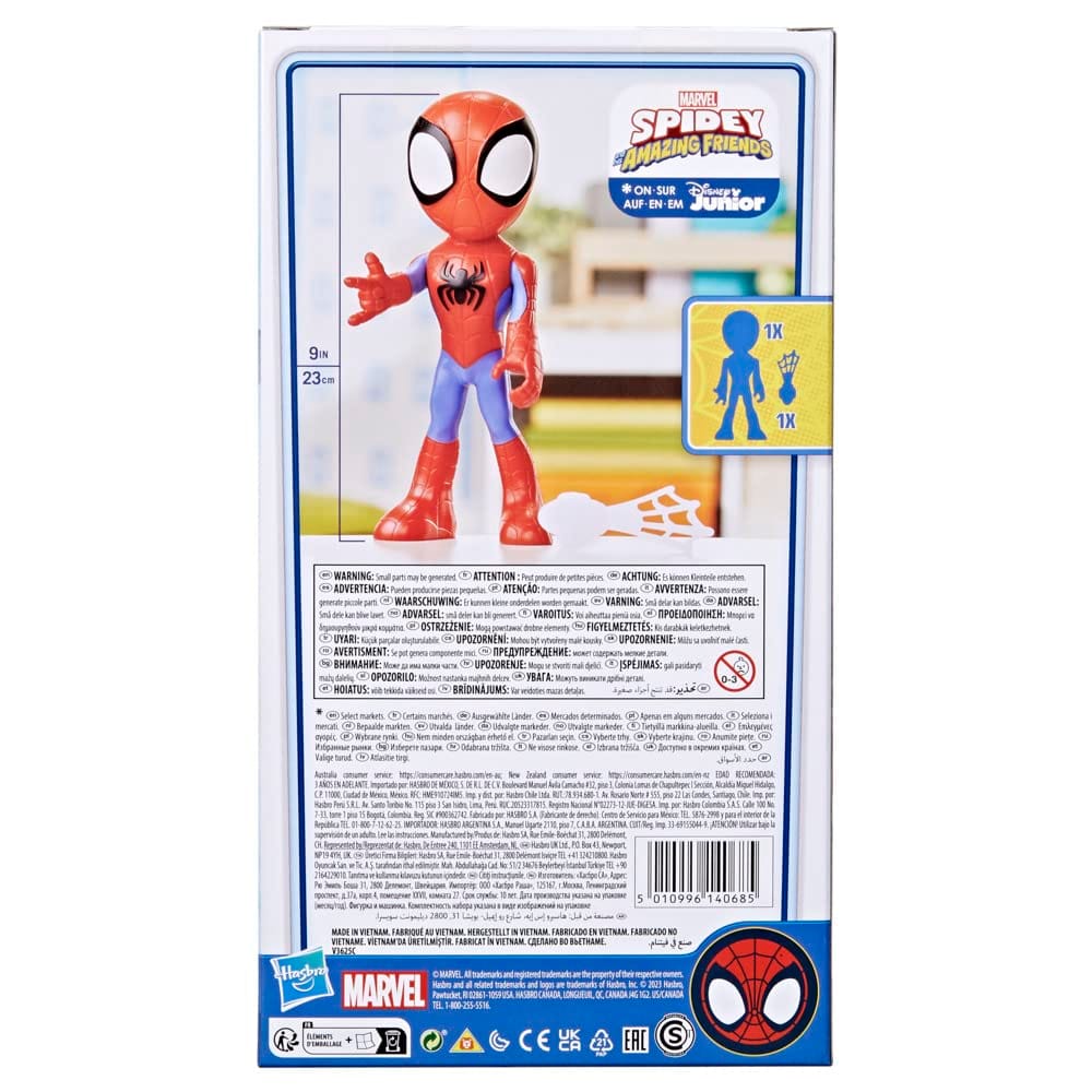 Hasbro Marvel Spidey and His Amazing Friends Supersized Spidey Action Figure