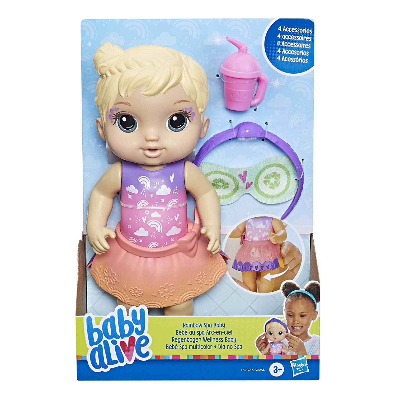 Hasbro Baby Alive Rainbow Spa Baby Doll
