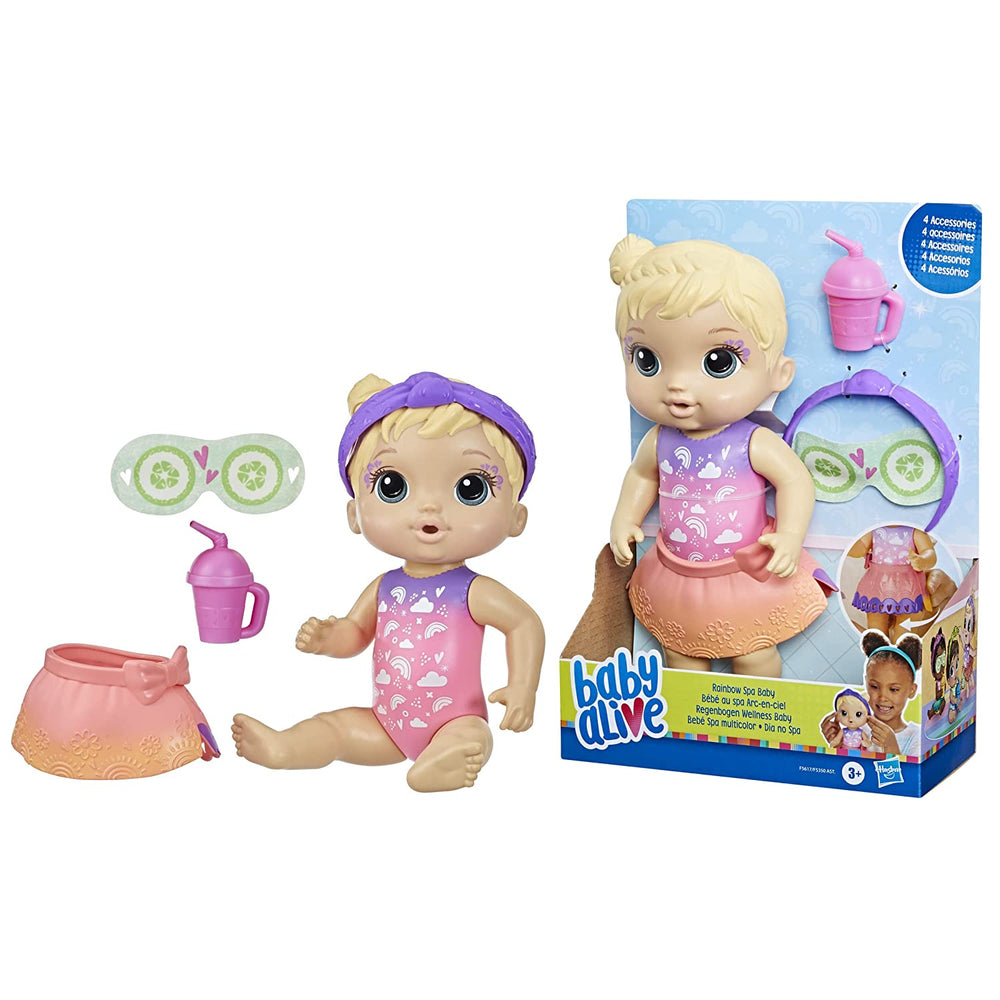 Hasbro Baby Alive Rainbow Spa Baby Doll