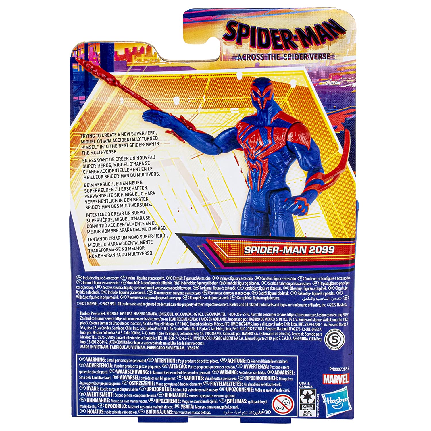 Hasbro Marvel Spider-Man: Across the Spider-Verse Spider-Man 2099 Toy, 6-Inch