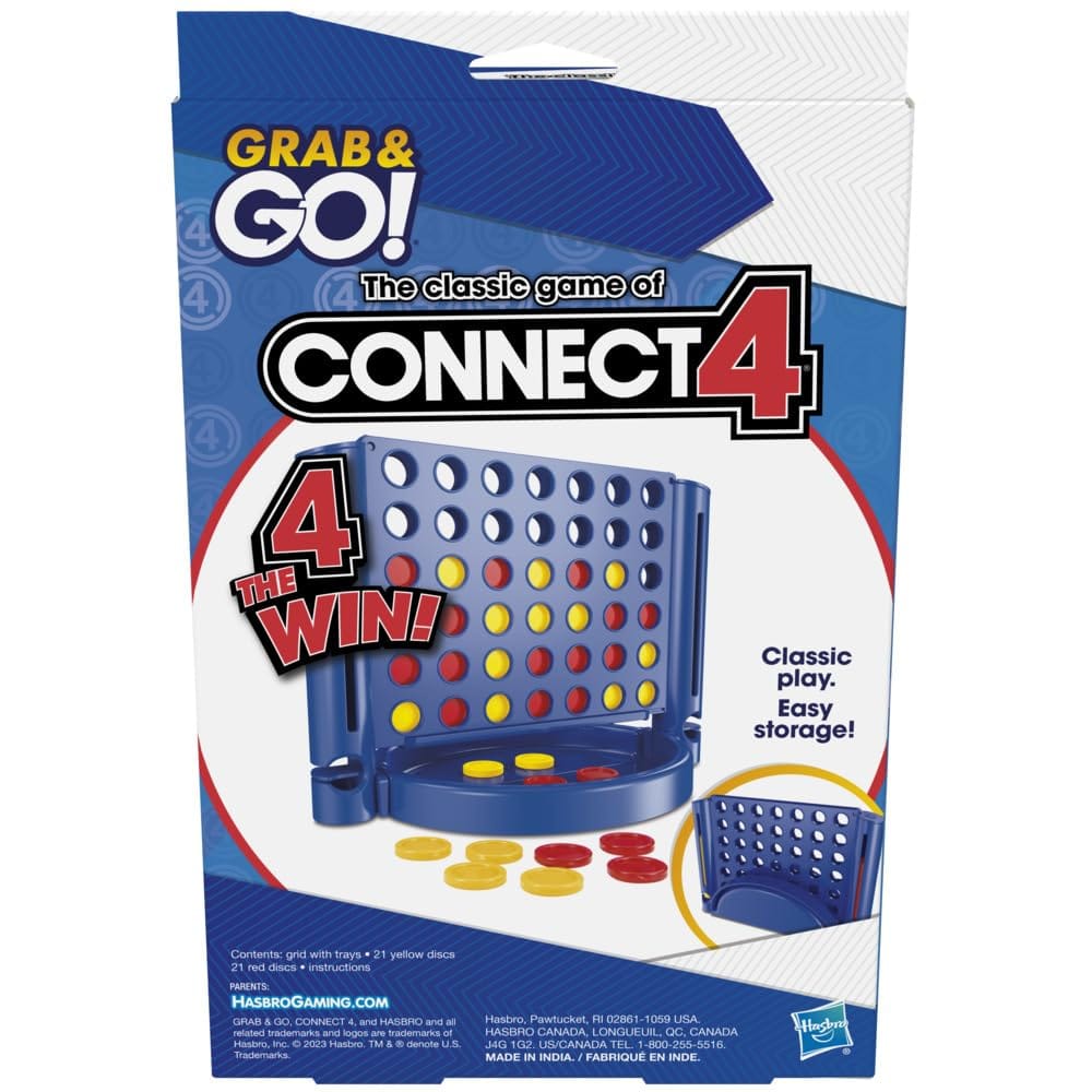 Hasbro Connect 4 Grab and Go Game