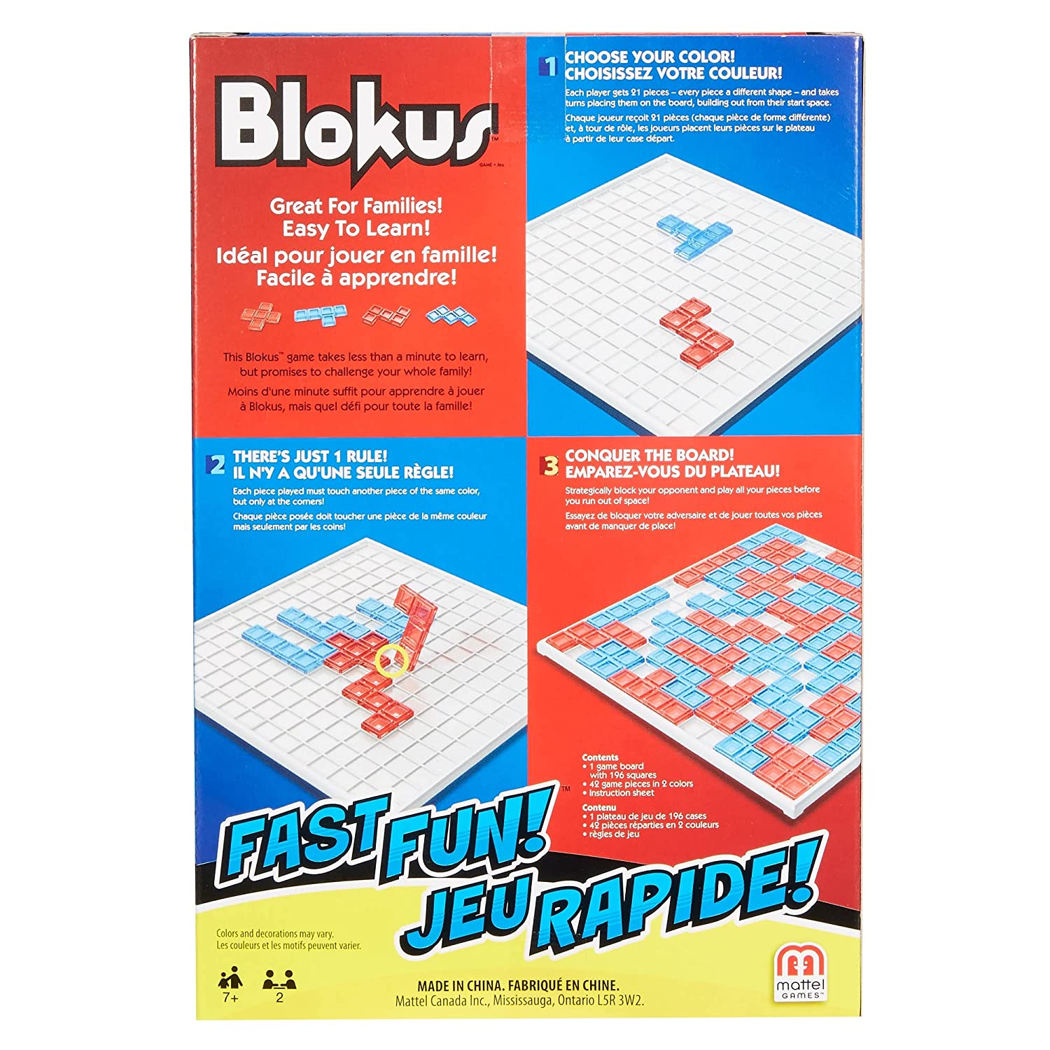 Mattel Games Fast Fun Blokus