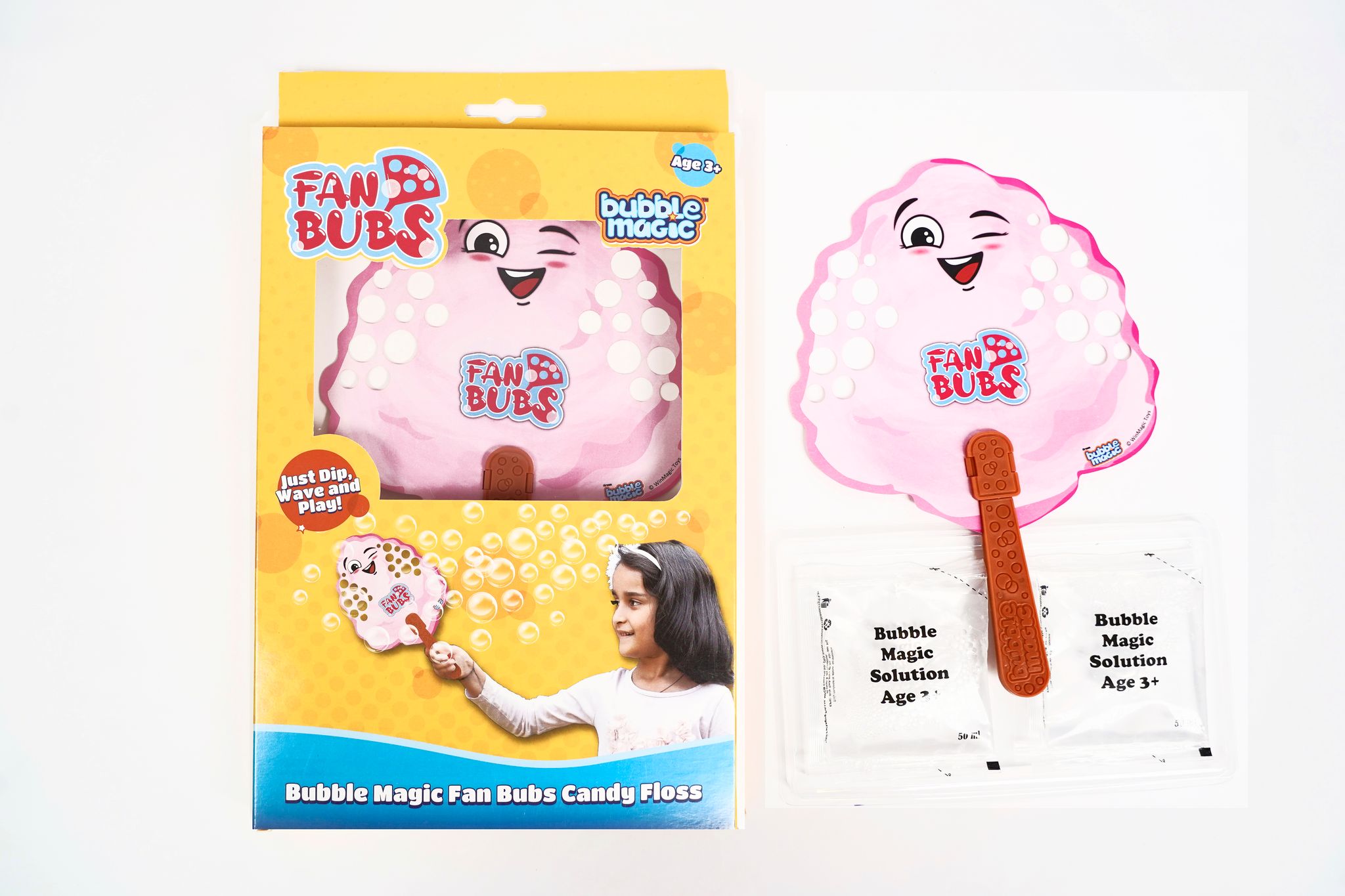 Bubble Magic Fan Bubs Candy Floss