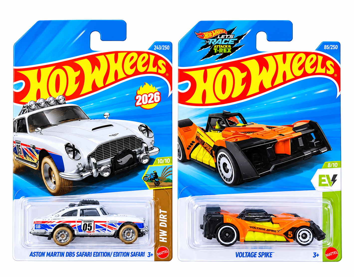 Hot Wheels Aston Martin DB5 Safari Edition and Voltage Spike