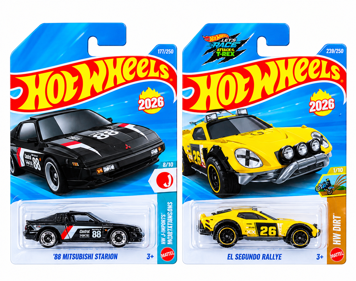 Hot Wheels '88 Mitsubishi Starion and El Segundo Rallye