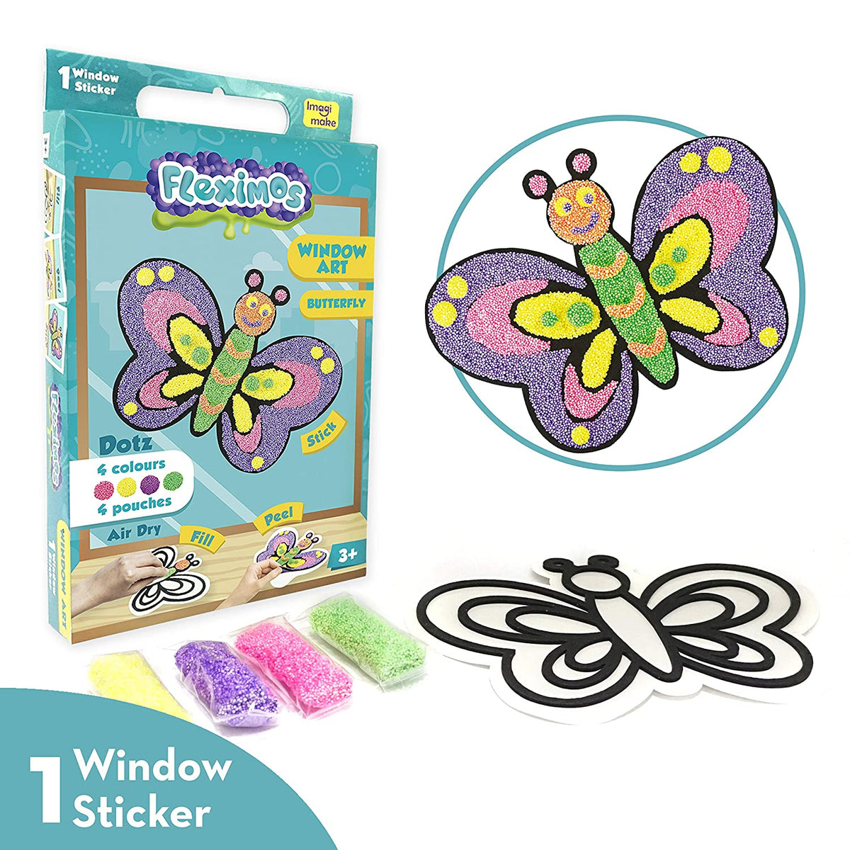 Imagimake Fleximos Butterfly Window Art