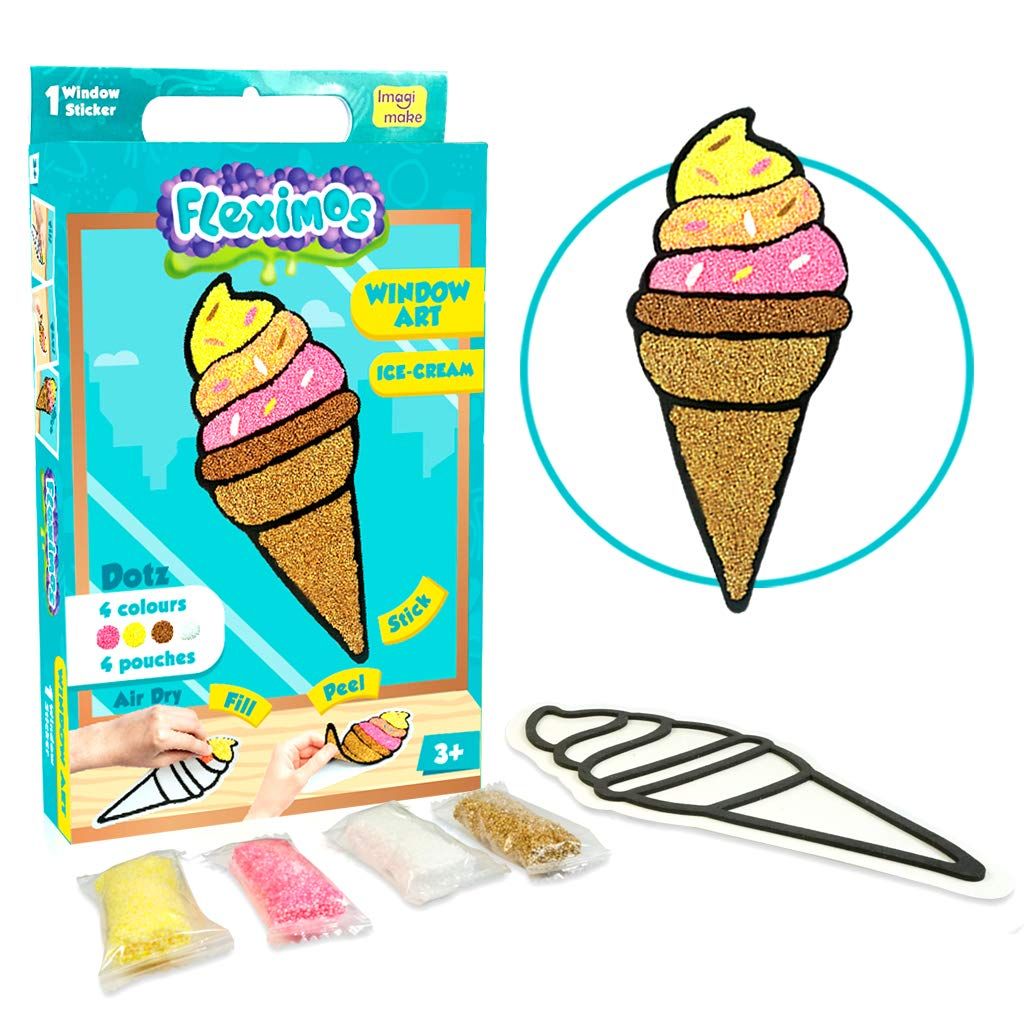 Imagimake Window Art Ice Cream