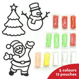 Imagimake DIY Clay Stickers Christmas