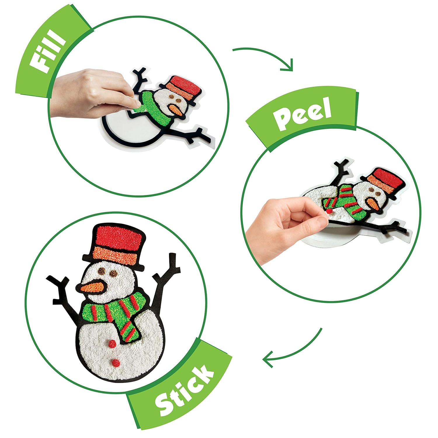 Imagimake DIY Clay Stickers Christmas