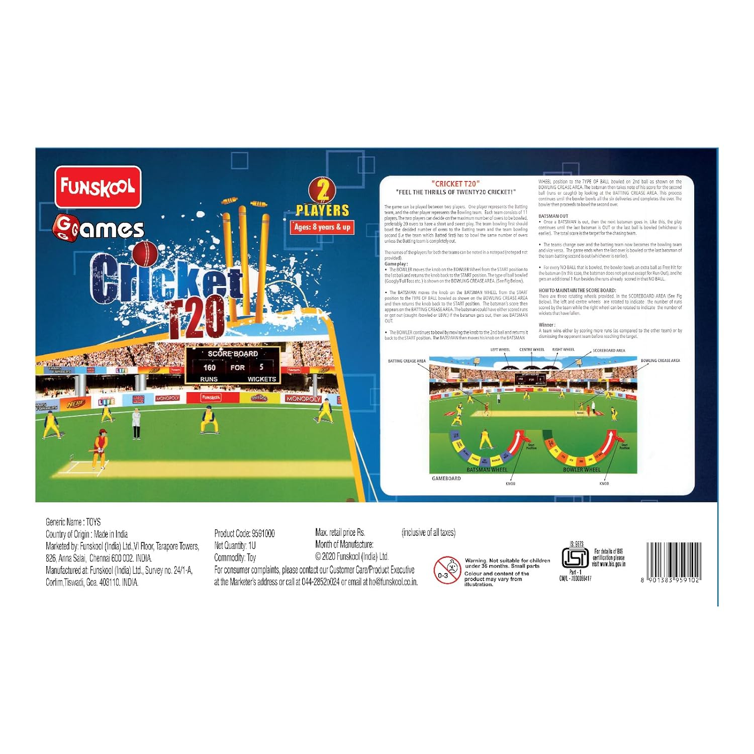 Funskool Games Cricket T20