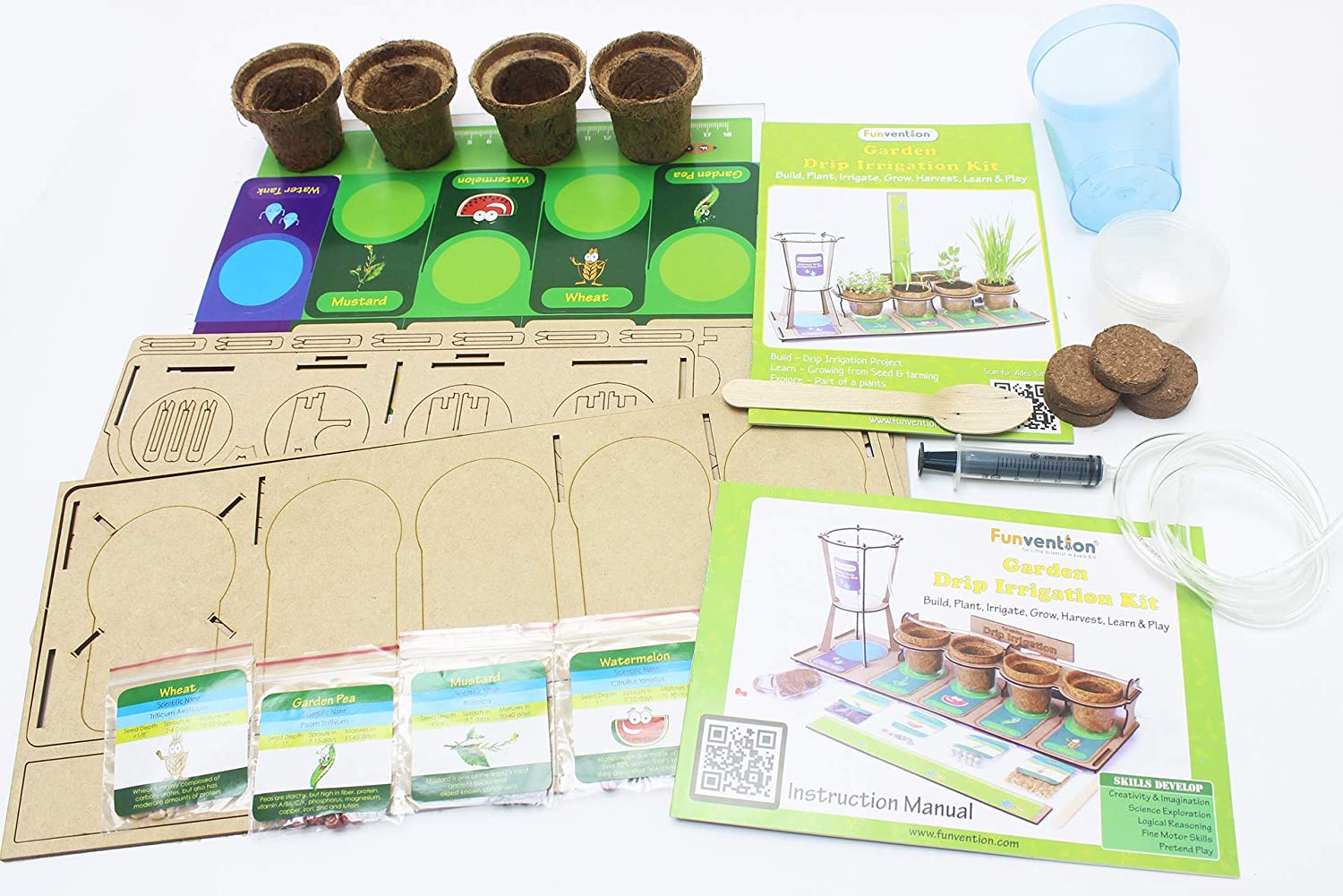Funvention Garden Drip Irrigation Kit DIY Science Educational Toy